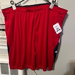 Reebok Red and Black Sports Shorts